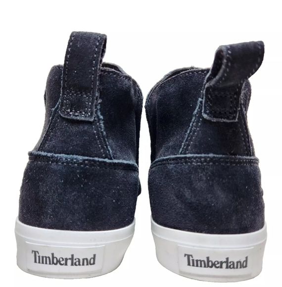 TIMBERLAND Skyla Bay Black Suede Booties Sz 8 Sneaker Boots - Picture 6 of 13